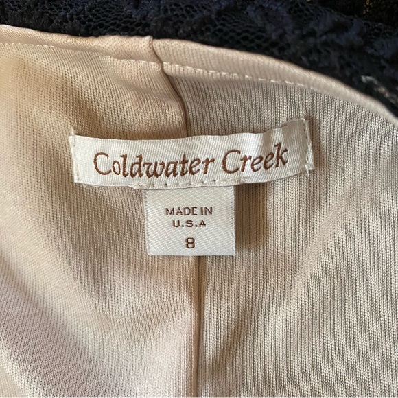 Coldwater Creek lace midi dress EUC - Picture 5 of 5
